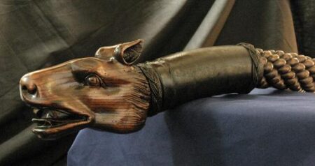 Celtic Cat Ship's Tiller Arm