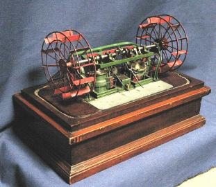 Twin Paddle Steam Engine