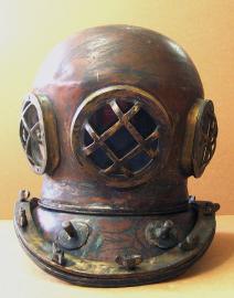 Commercial Diving Helmet by Kelvin Bottomly & Baird, London