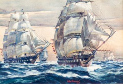 First Fleet, the American Frigates