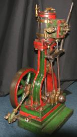 Vertical Single Cylinder Steam Engine  Builders Model