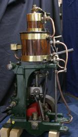 Twin Cylinder Tandem Compound Marine Launch Steam Engine