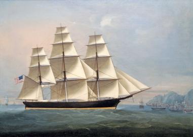 Clipper EAGLE WING Off Hong Kong