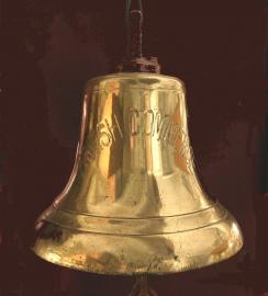 Brass Bell From Ship BRITISH COMMERCE