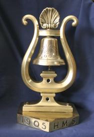Bronze Bell and Yoke From Vessel MAYFLOWER-Base From HMS COMMONWEALTH