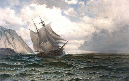 Brigantine off the Lee Shore