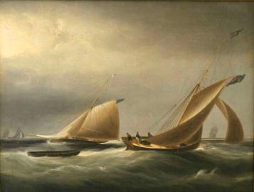 Cutter Yachts Under Sail