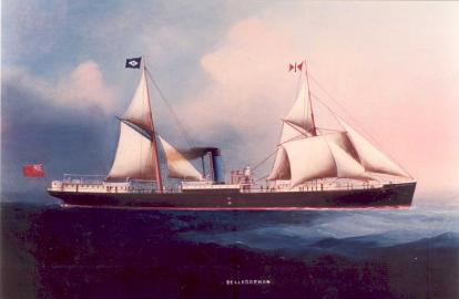 Portrait of Steam-Sail BELLEROPHON