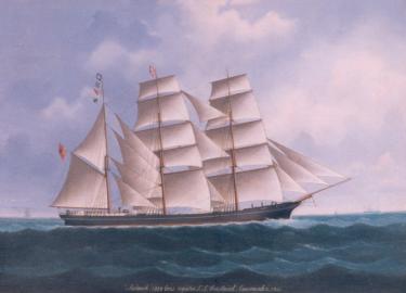 Portrait of the Barque MOHAWK