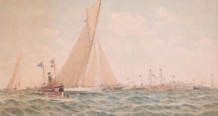 The Start of the 1901 America's Cup