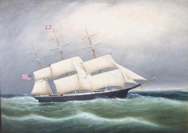 Ship Sportsman off Chandeleur Island
