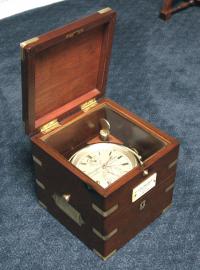 Ship's Chronometer by Kelvin & James White LTD.  Number 5107
