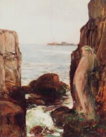 Sea Nymph on a Rocky Ledge, Star Island
