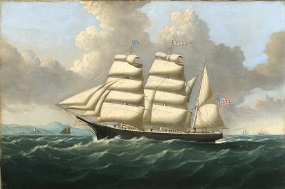 Bark GEORGE KINGMAN Off South Stack, Holyhead