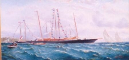 S.Y. TAURUS off Cowes