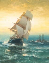 Brig off Sandy Hook