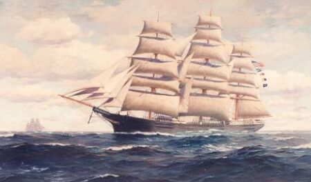 The Ship DAUNTLESS of Stonington