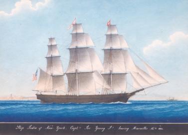 Portrait of the Ship INDIA OF NEW YORK