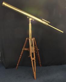 19th Century Tripod Floor Telescope