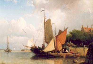 Dutch Ships at Quay