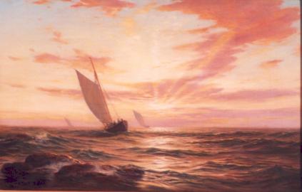 Sunset Under Sail