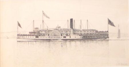 Hudson River Steamboat SARATOGA
