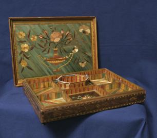 Napoleonic Prisoner-of-War Straw and Wood Box