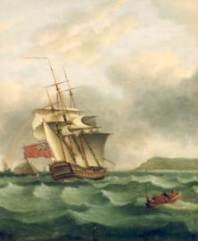 H.M.S WINTERTON Approaching Dover