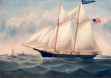 The Schooner MOBILE, 1862