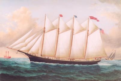 Schooner GEORGE BAILEY off Sandyhook