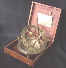 19th Century Equatorial Sundial and Compass