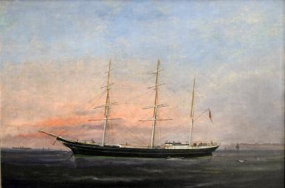 The Blackwall Frigate ALUMBAGH At Anchor