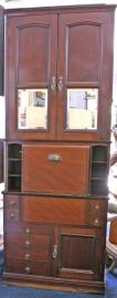 Mahogany Ships Dry Sink