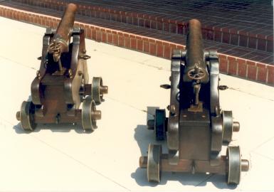 Pair of Naval Cannons By E. S. Hidden