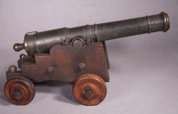 English Two Inch Bore Bronze Naval Cannon - Image 6