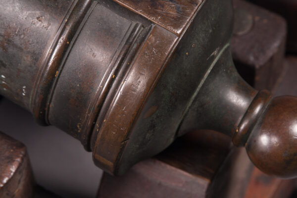 English Two Inch Bore Bronze Naval Cannon - Image 3