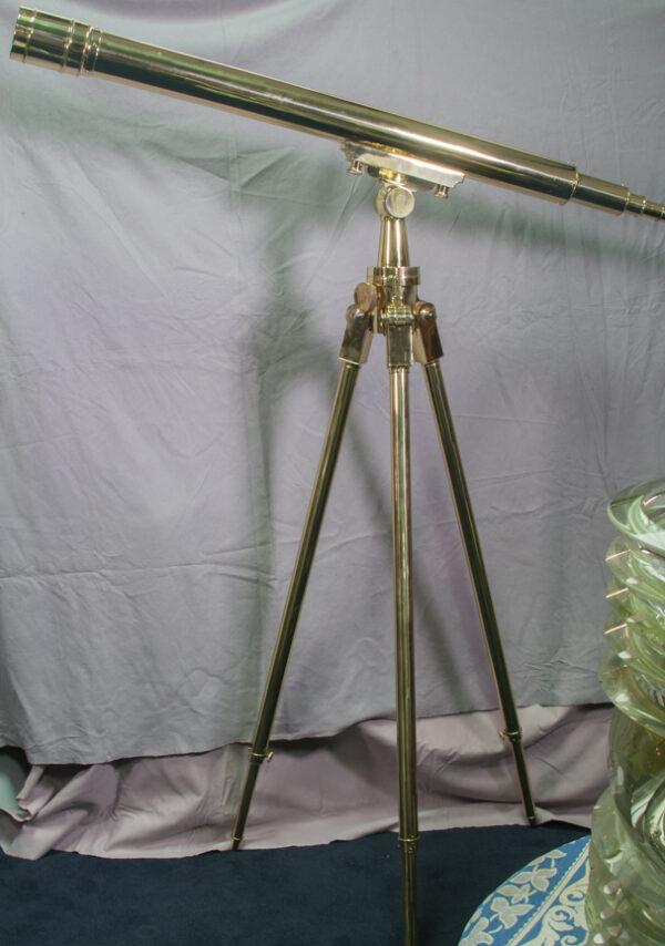 High Quality 19th Century All Brass Telescope and Tripod - Image 8