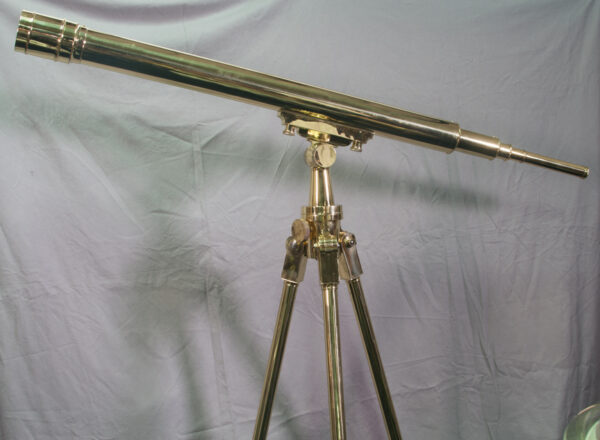 High Quality 19th Century All Brass Telescope and Tripod - Image 6