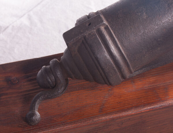 Rare Complete English 1 lb Naval Iron Rail Cannon - Image 6
