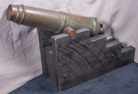 Very Rare Bronze Naval Rail Carronade