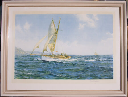 Fine Weather and a Fair Wind Yachting Print