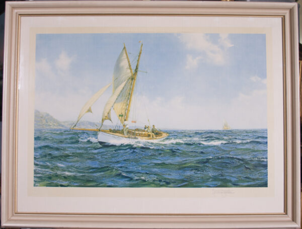 Fine Weather and a Fair Wind Yachting Print