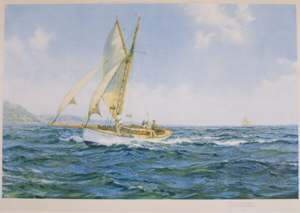 Fine Weather and a Fair Wind Yachting Print - Image 4