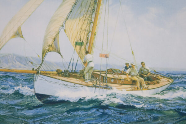 Fine Weather and a Fair Wind Yachting Print - Image 3