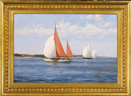 In a Calm YEOMAN and LALAGE Off the Isle of Wight