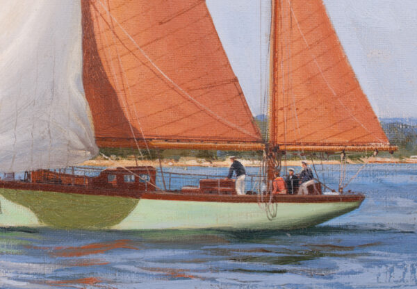 In a Calm YEOMAN and LALAGE Off the Isle of Wight - Image 5