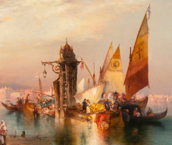 Sunset View of the Gateway of Venice - Image 3