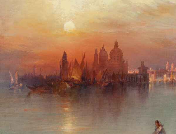 Sunset View of the Gateway of Venice - Image 4