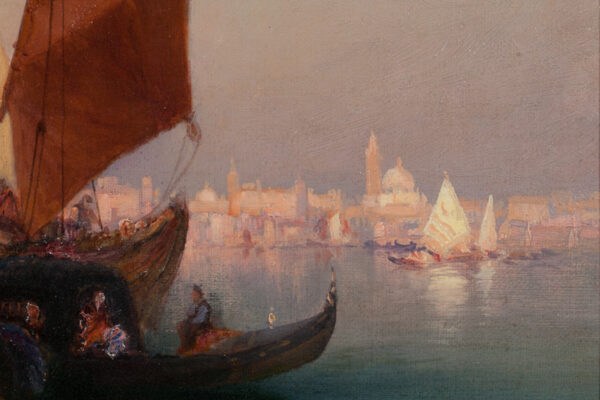 Sunset View of the Gateway of Venice - Image 7