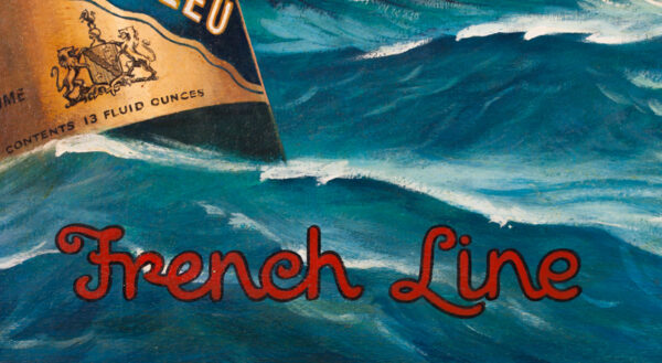 French Line NORMANDIE De Venoge Original Advertising Art - Image 3